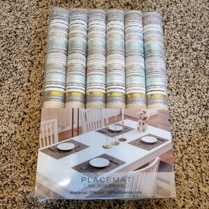NWT Set of 6 Placemats Home Decor Size 45cm x 30cm